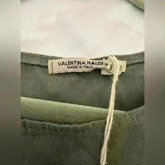 NWT Valentina Naldi 100% Tencel Boho Cottagecore crochet Dress size XL - Picture 4 of 9